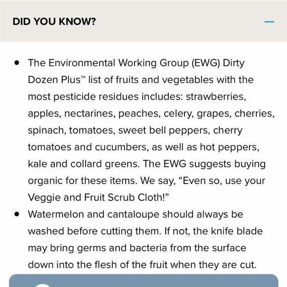 Norwex Veggie & Fruit Scrub Mitt limited edition Gray with Purple trim NWOT - Picture 6 of 9